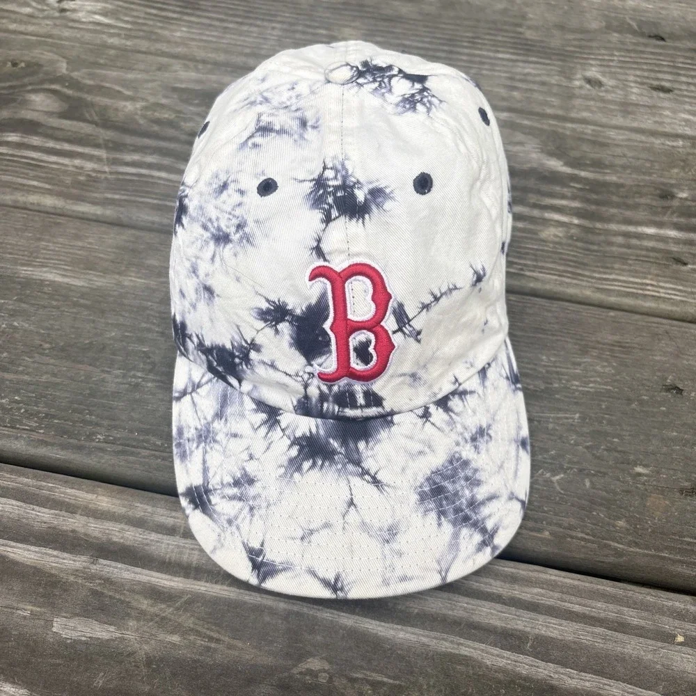 VTG Y2k Boston Red Sox Cap Hat Tie Dye Twins Enterprise Fitted Medium